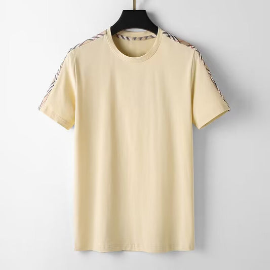 Tout nouveau coton 100% hommes T-Shirt col rond homme noir blanc T-shirts hauts T-shirts pour homme T SHIRT vêtements 