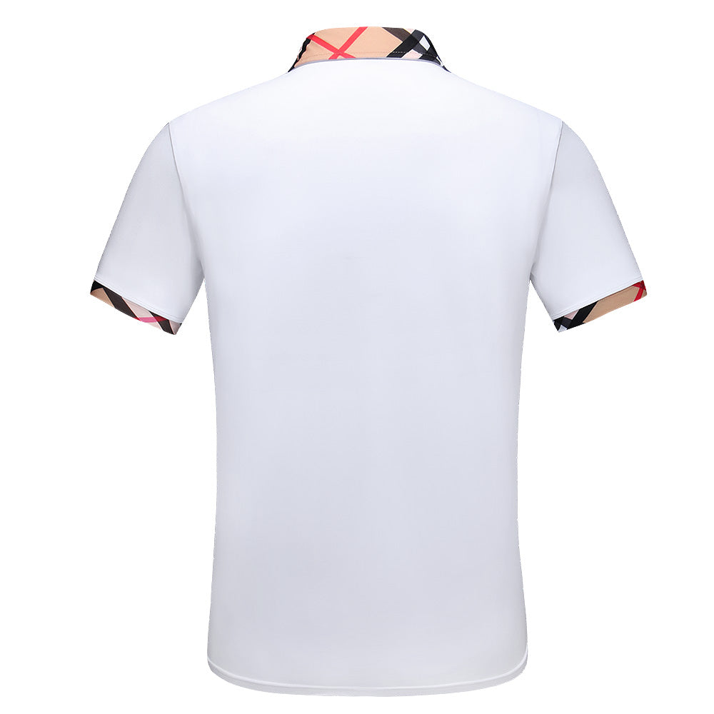 Tout nouveau coton 100% hommes T-Shirt col en v homme noir blanc T-shirts hauts T-shirts pour homme T SHIRT vêtements 