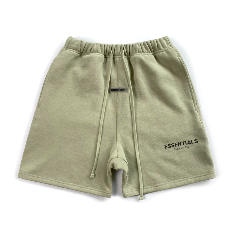 New Double Line Shorts Essentials Cotton Sports Shorts Casual Fifth Pants Street Baggy Pants