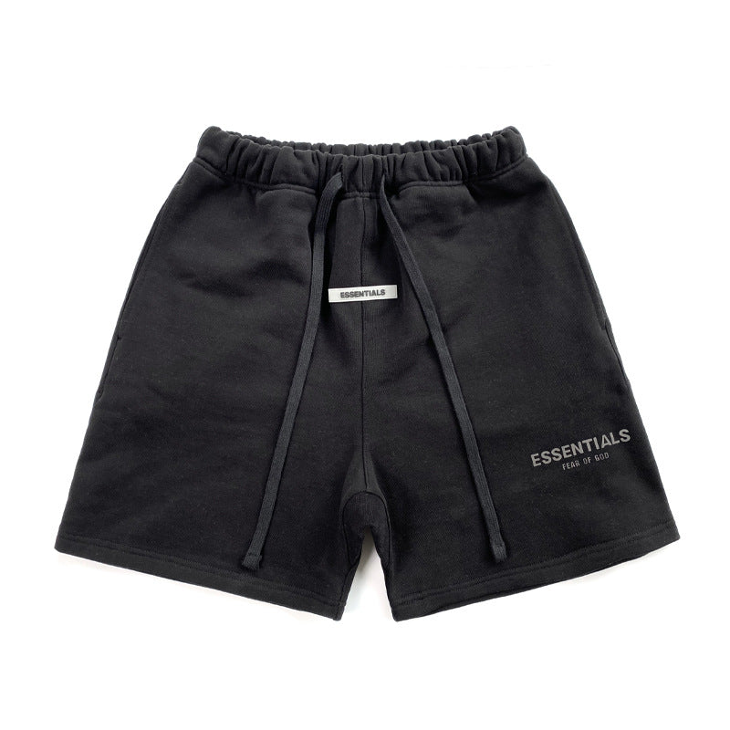 New Double Line Shorts Essentials Cotton Sports Shorts Casual Fifth Pants Street Baggy Pants